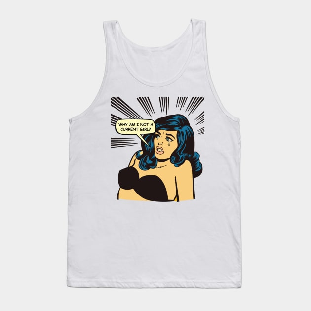 A Current Girl Tank Top by Sauher